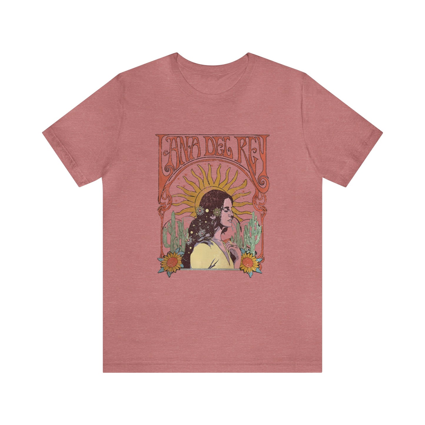 Lana Del Rey Vintage Artwork Unisex Jersey Short Sleeve Tee Shirt