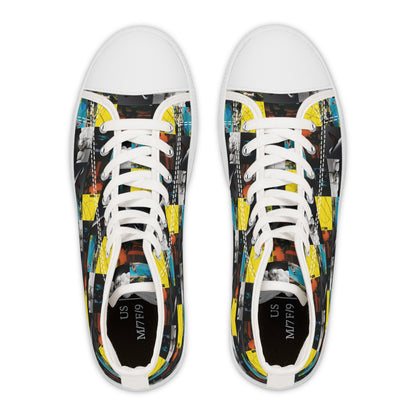 Post Malone Album Art Collage Women's High Top Sneakers