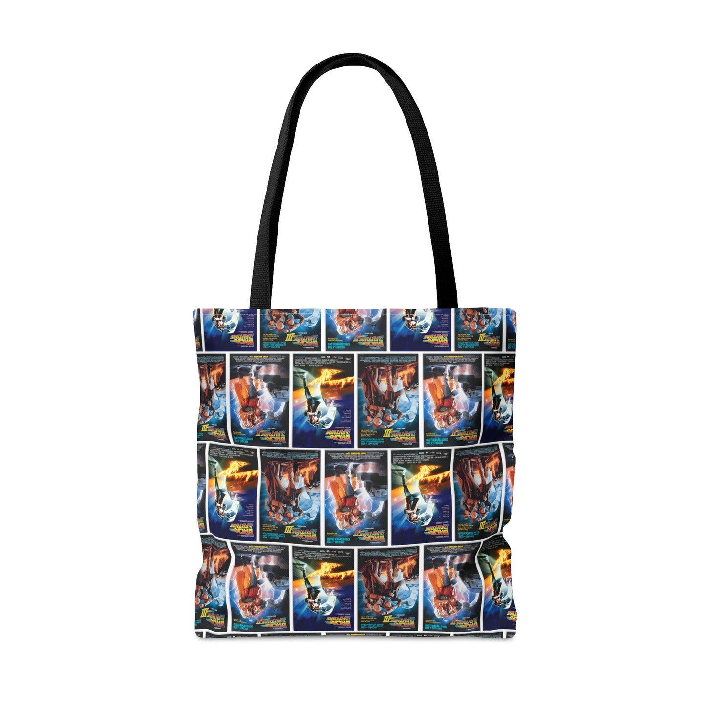 Back To The Future Movie Posters Collage Tote Bag