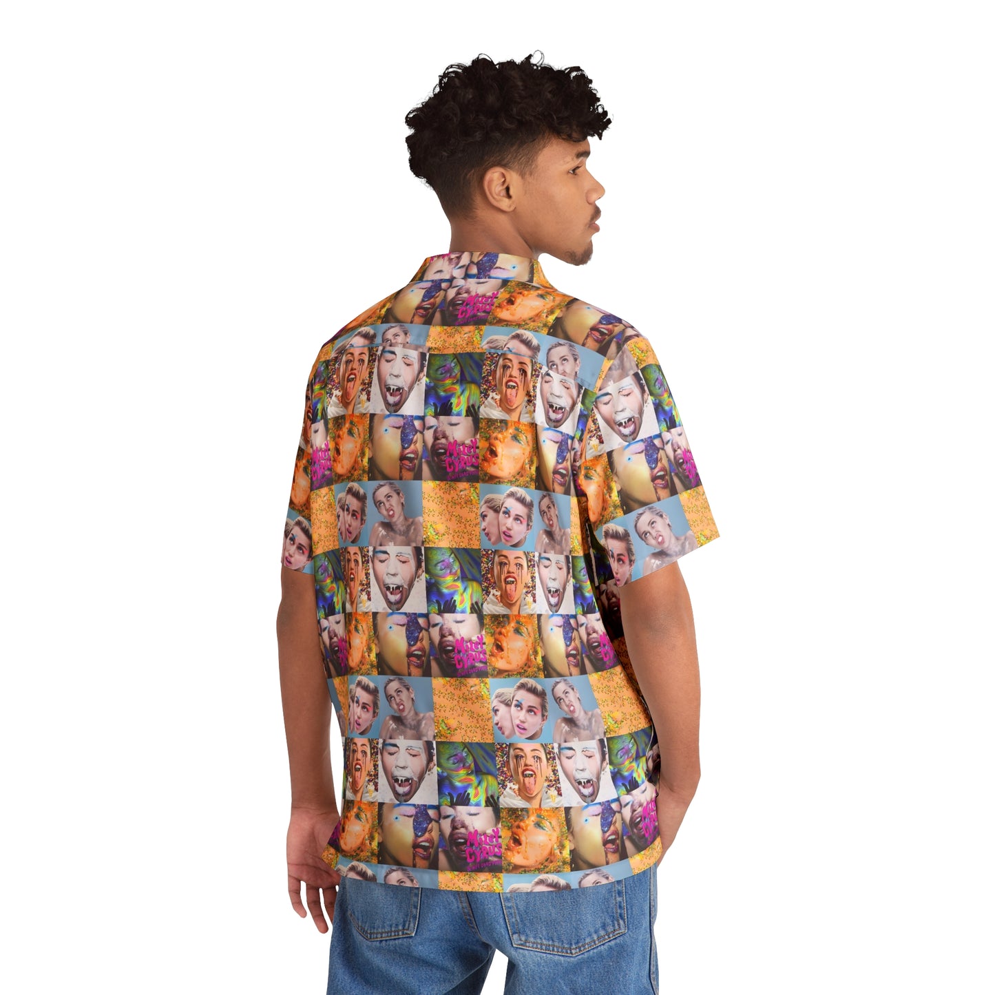 Miley Cyrus & Her Dead Petz Mosaic Men's Hawaiian Shirt