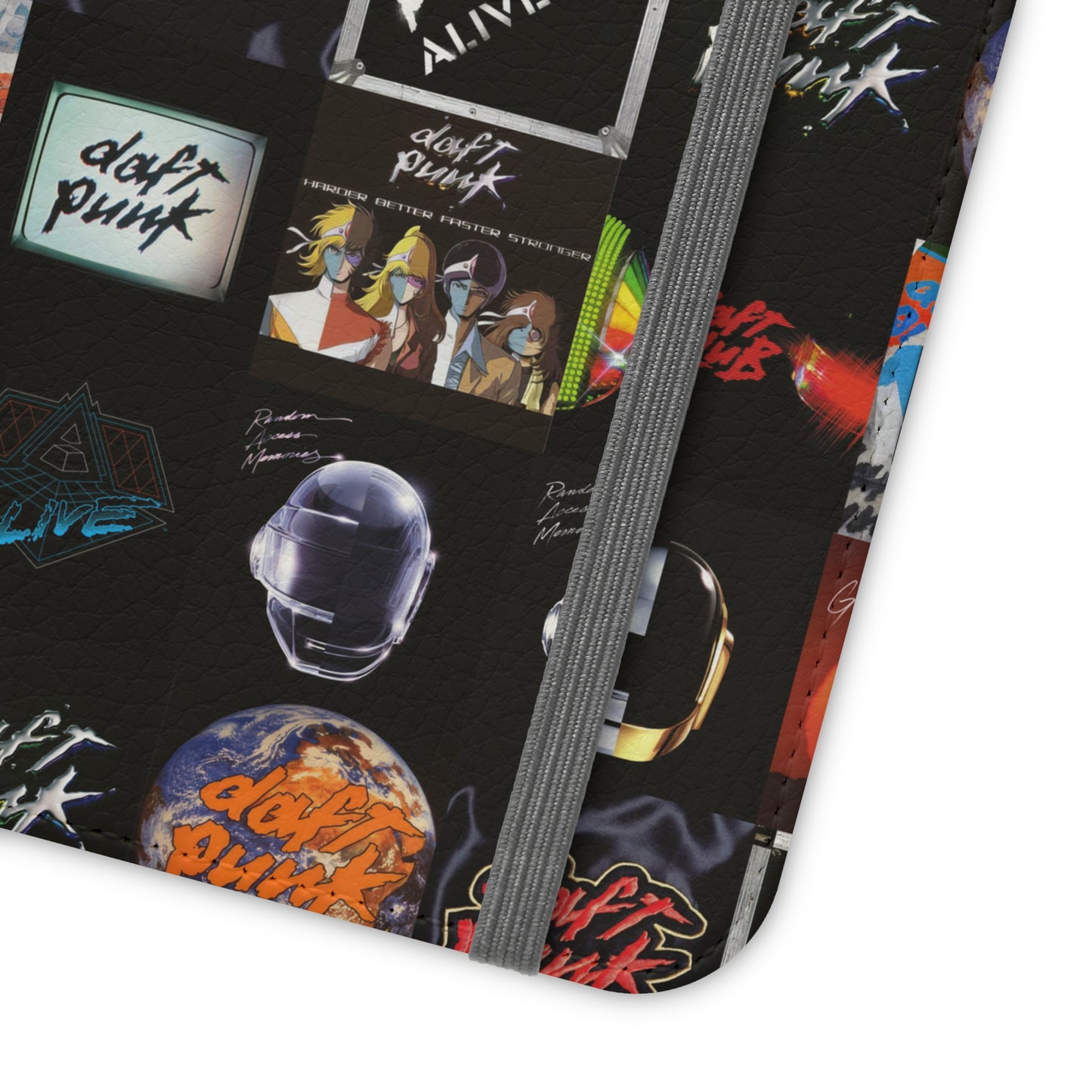 Daft Punk Album Cover Art Collage Phone Flip Case