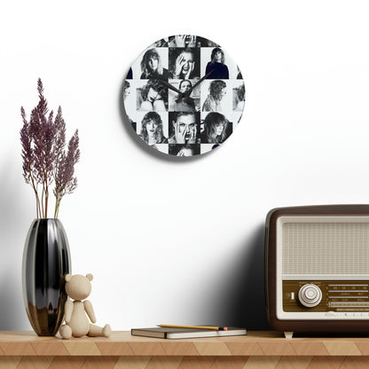 Taylor Swift Reputation Mosaic Acrylic Wall Clock