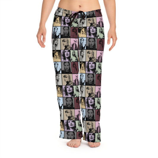 Taylor Swift Eras Collage Women's Pajama Pants