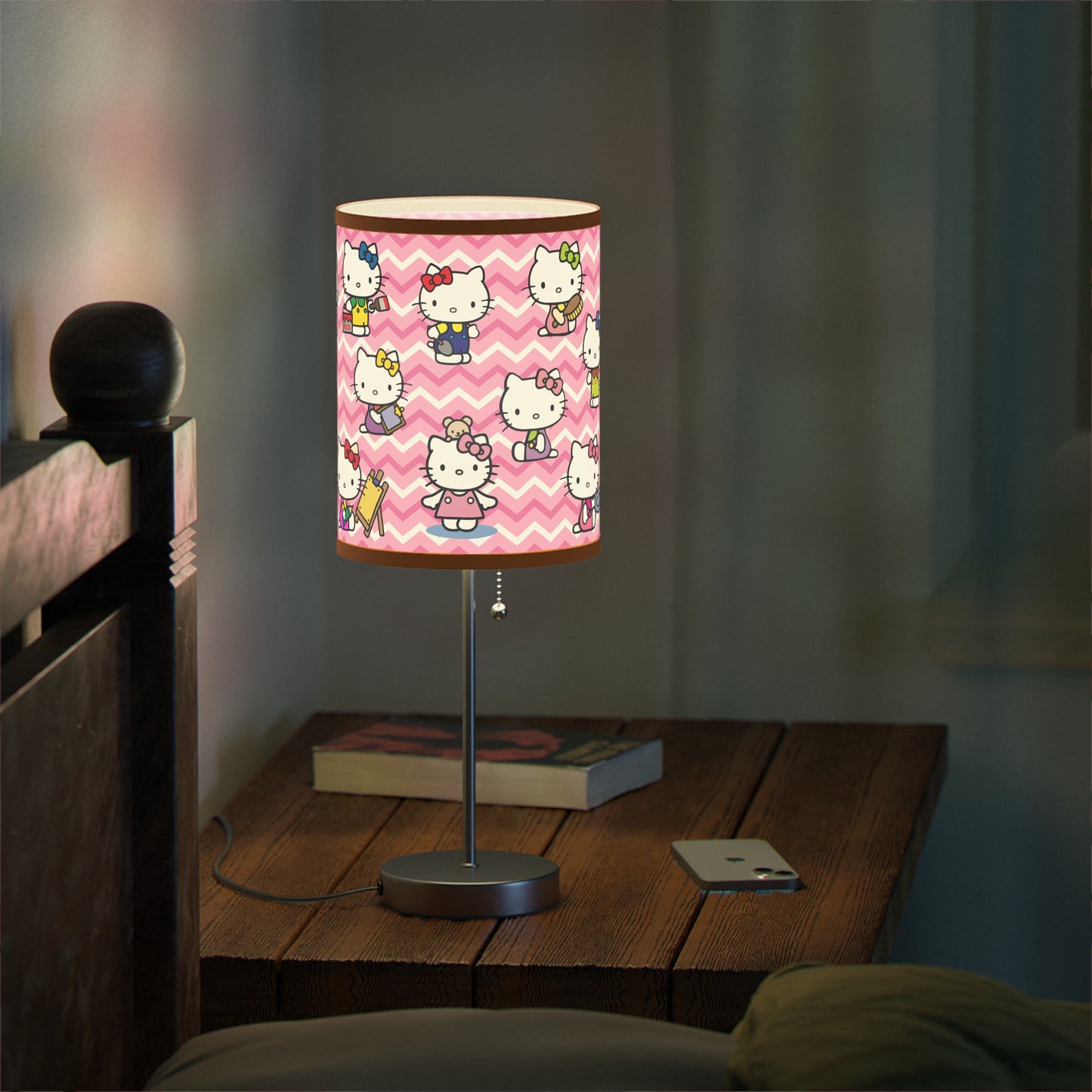 Hello Kitty Playtime Collage Lamp on a Stand