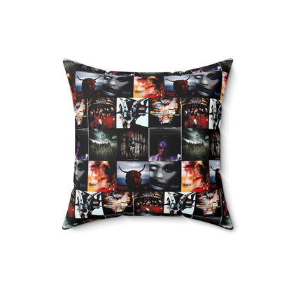 Slipknot Album Art Collage Spun Polyester Square Pillow