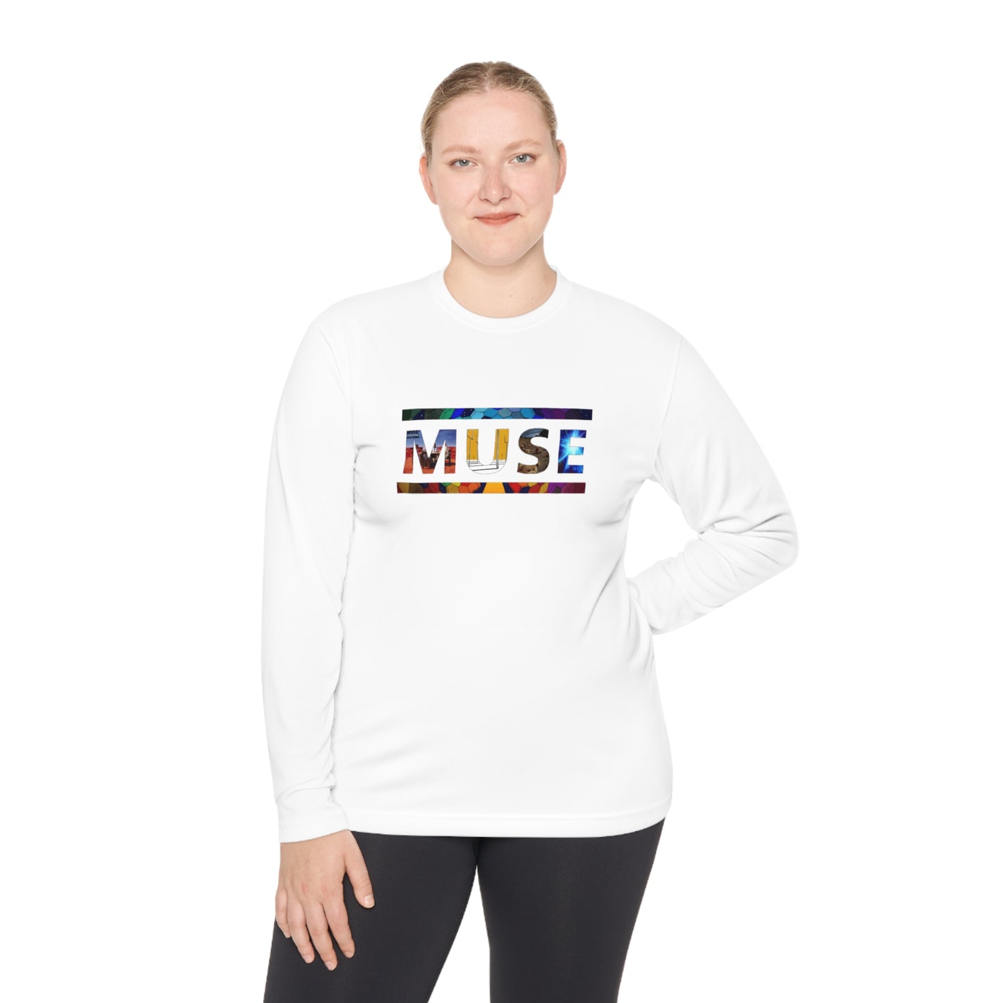 Muse Album Art Letters Unisex Lightweight Long Sleeve Tee