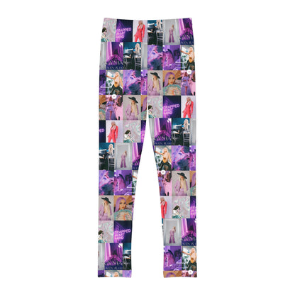 Ava Max Belladonna Photo Collage Youth Full-Length Leggings