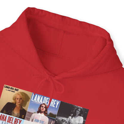 Lana Del Rey Album Cover Collage Unisex Heavy Blend Hooded Sweatshirt