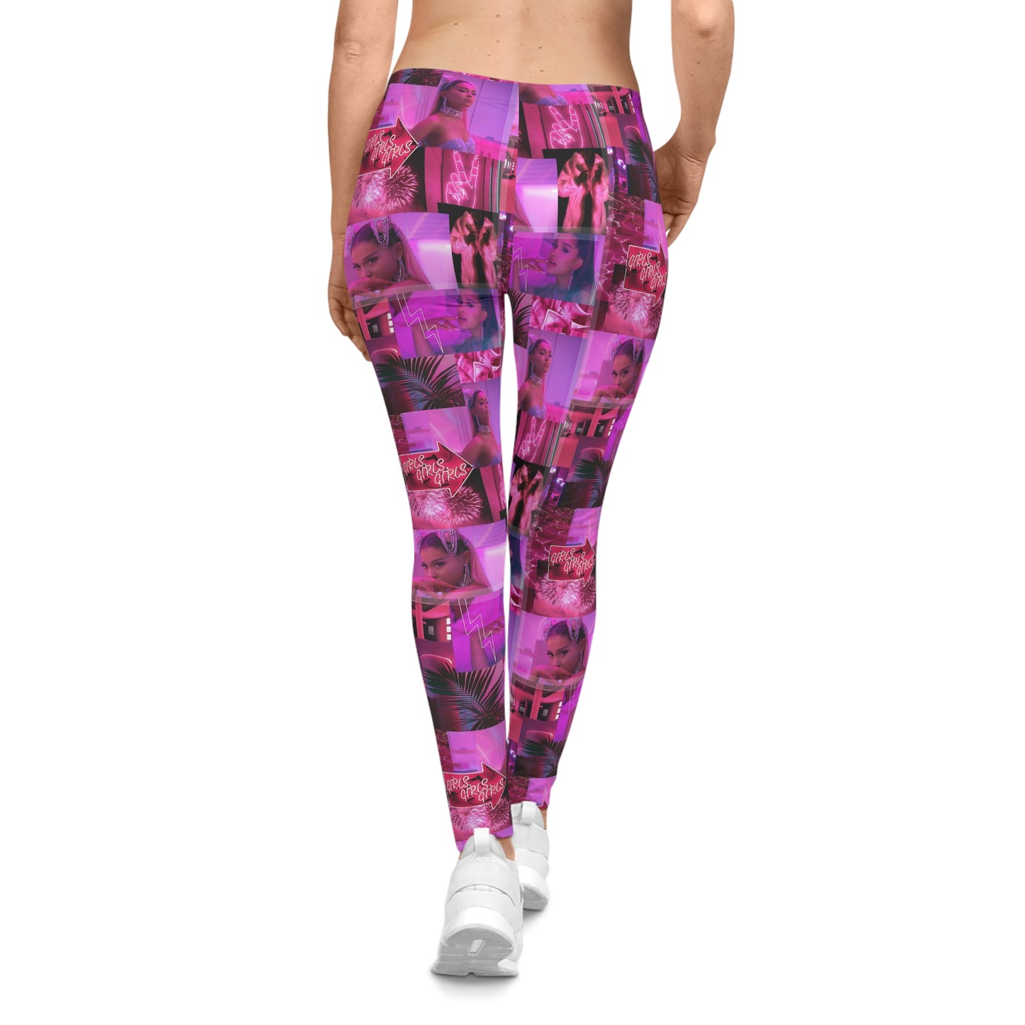 Ariana Grande 7 Rings Collage Women's Casual Leggings