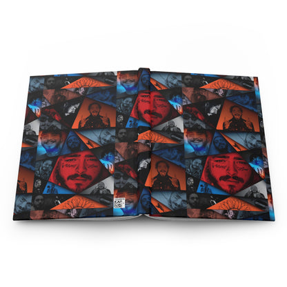 Post Malone Crystal Portaits Collage Hardcover Journal