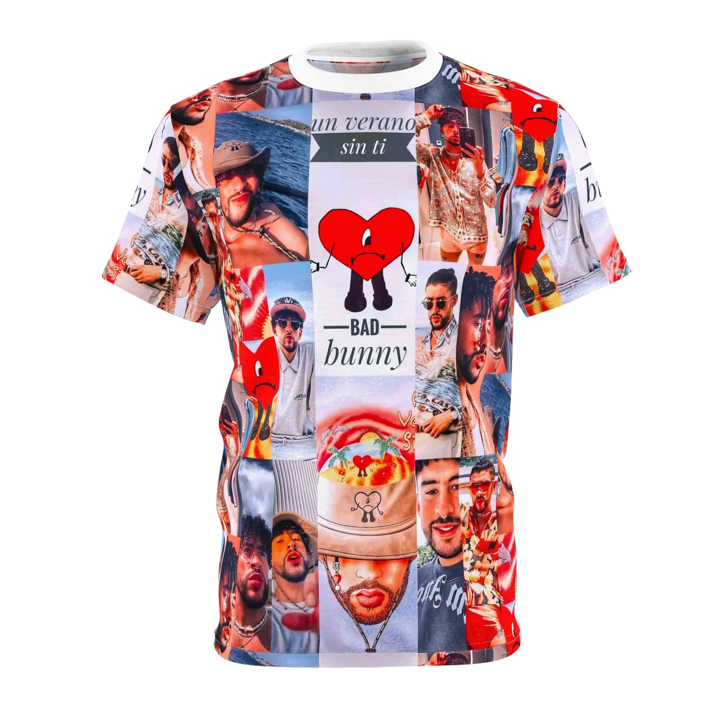 Bad Bunny Un Verano Sin Ti Photo Collage Unisex Tee Shirt