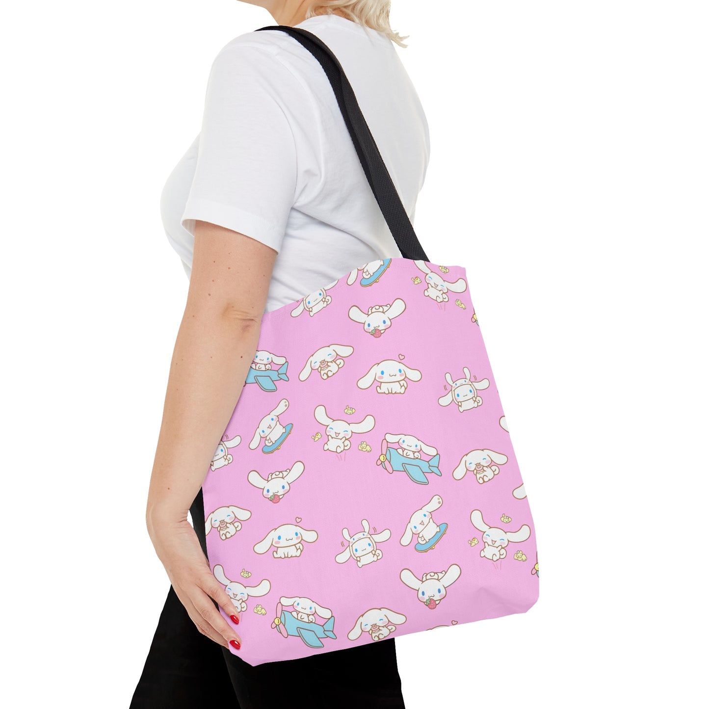 Cinnamoroll Playing Around Pattern Tote Bag