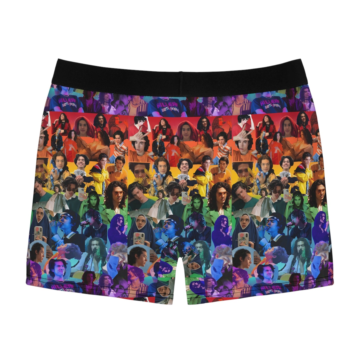 Conan Grey Rainbow Photo Collage Men's Boxer Briefs