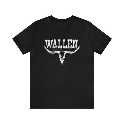 Morgan Wallen White Logo Unisex Jersey Short Sleeve Tee Shirt