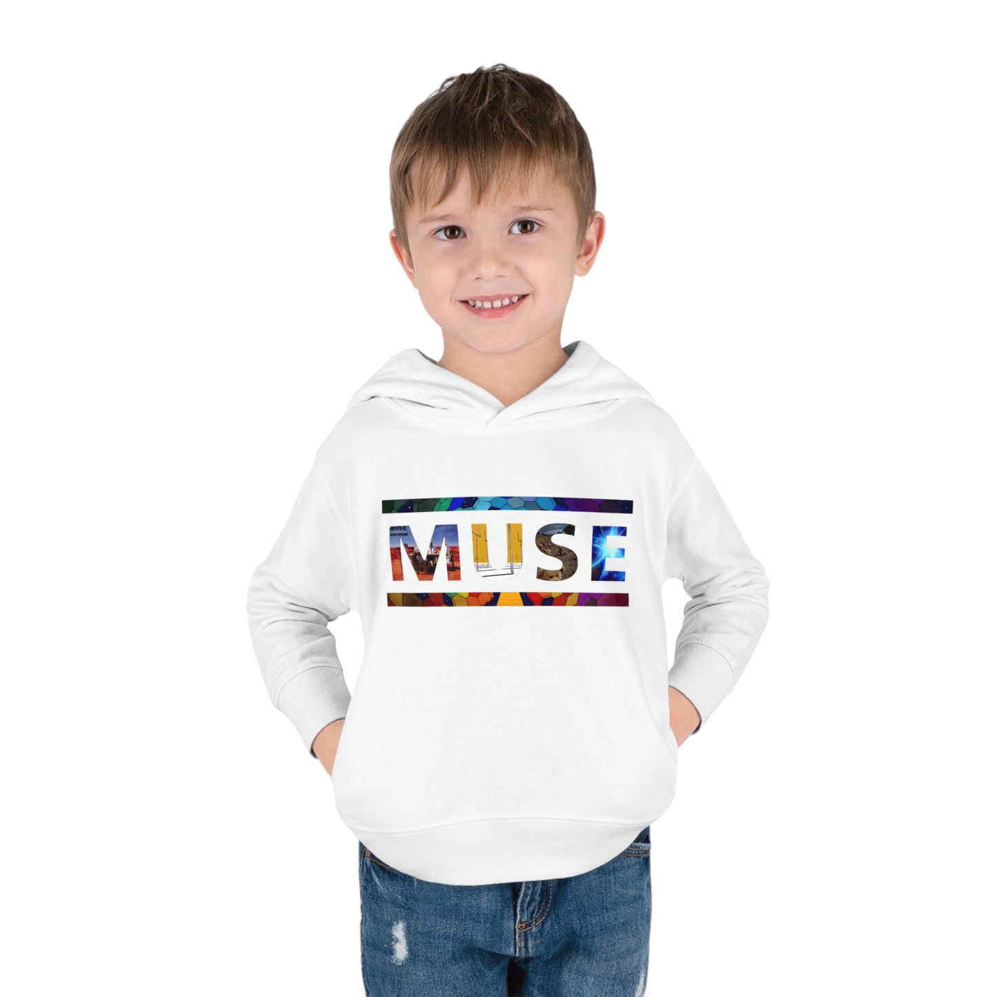 Muse Album Art Letters Toddler Pullover Fleece Hoodie