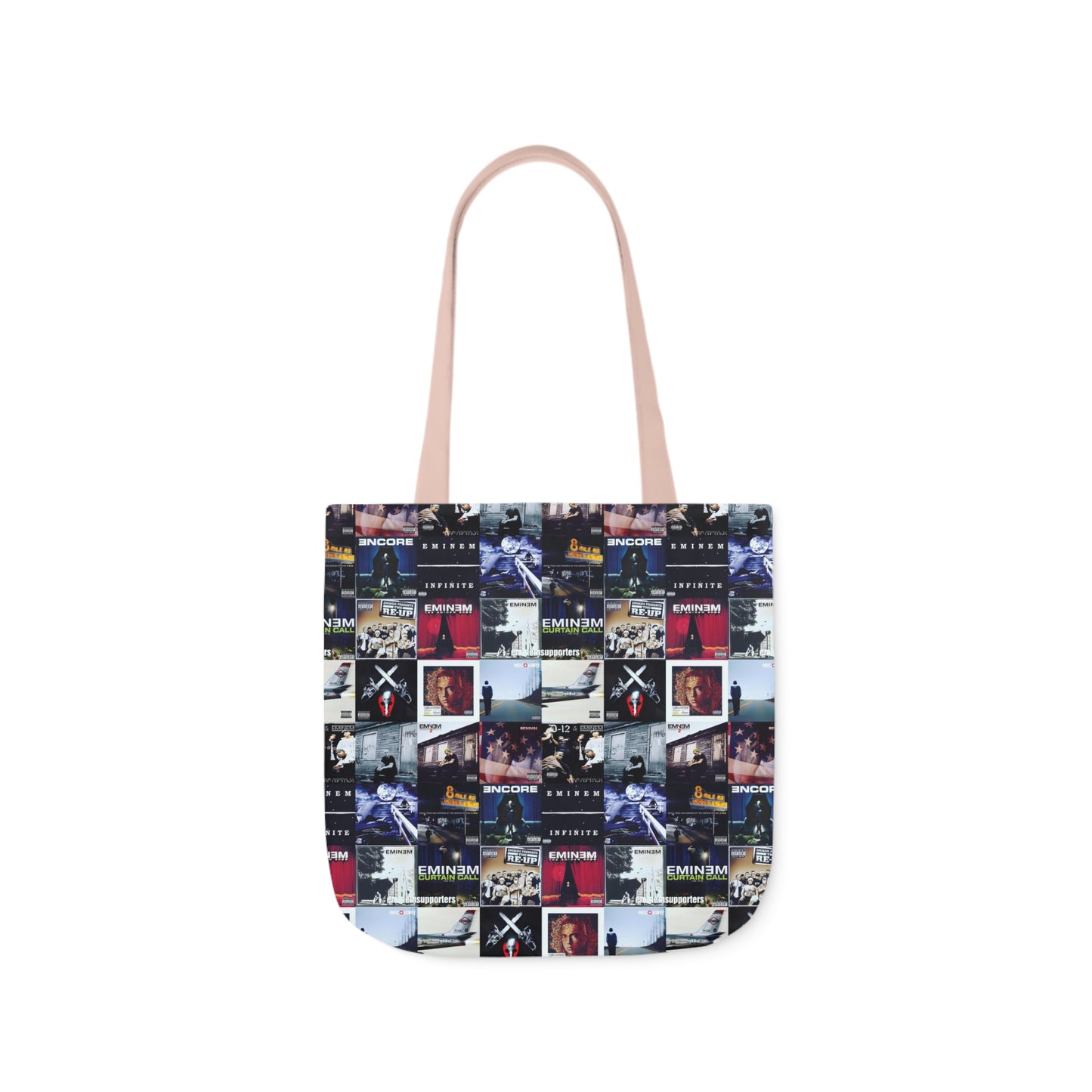 Eminem Album Art Cover Collage Polyester Canvas Tote Bag