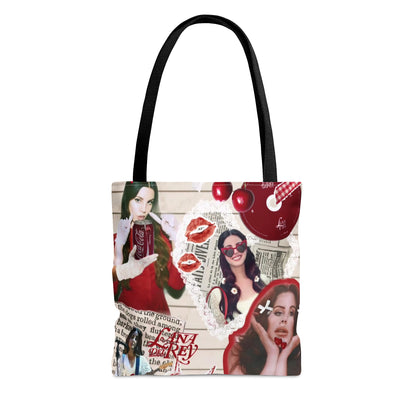 Lana Del Rey Cherry Coke Collage Tote Bag