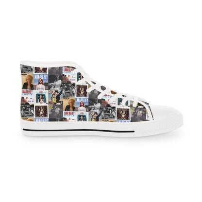 Lana Del Rey Album Cover Collage Men's High Top Sneakers