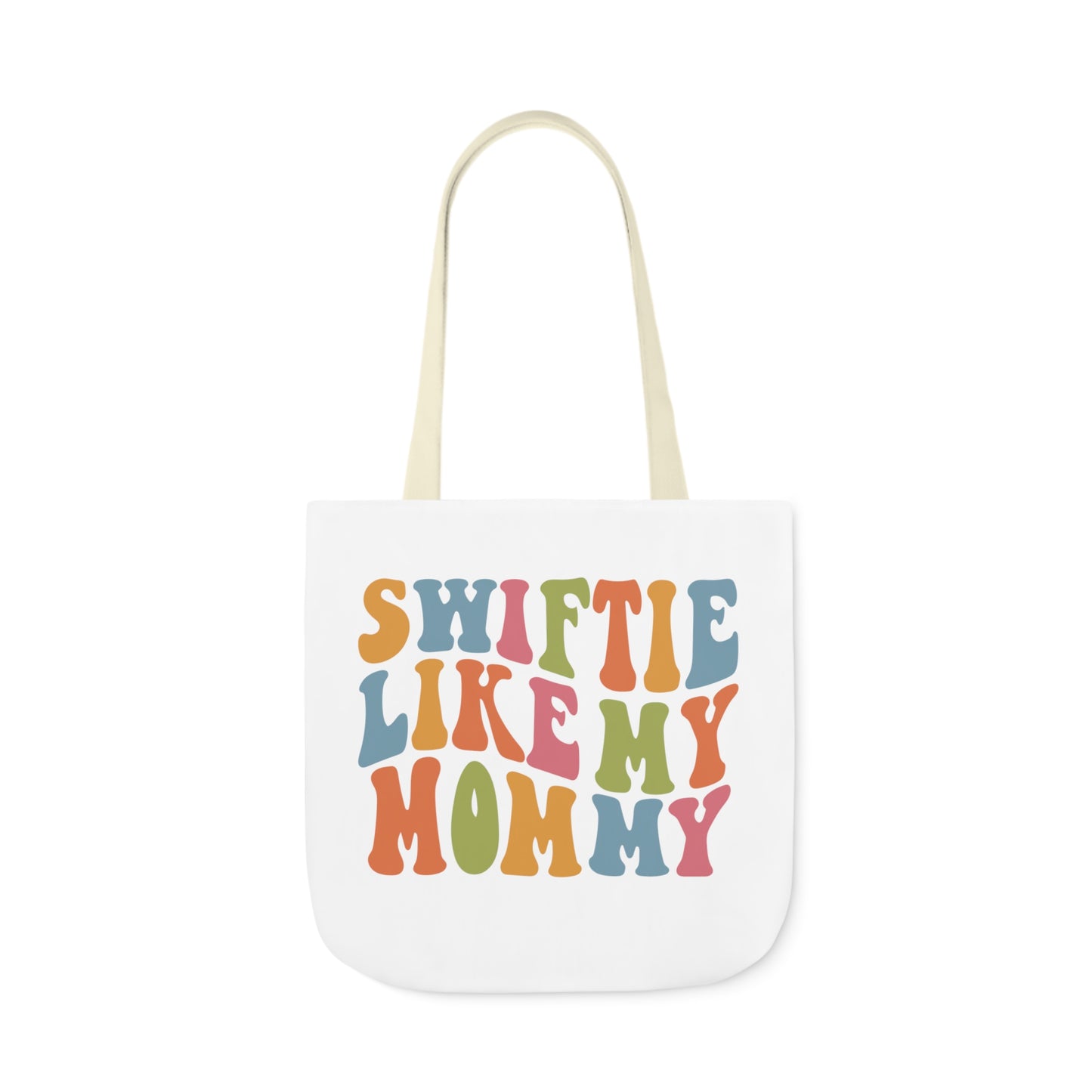 Taylor Swift Swiftie Like My Mommy Polyester Canvas Tote Bag