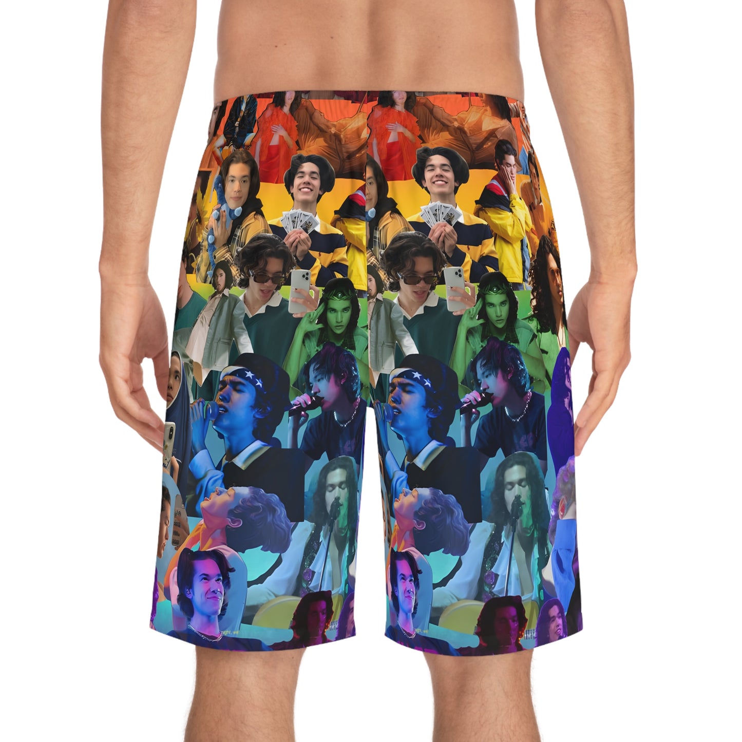 Conan Grey Rainbow Photo Collage Men's Board Shorts