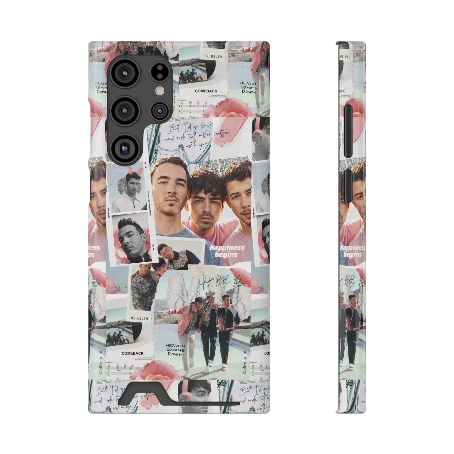 Jonas Brother Happiness Begins Collage Phone Case With Card Holder