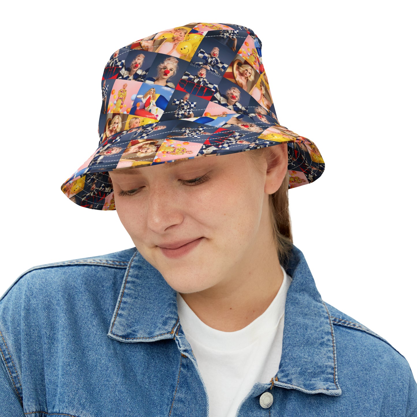 Katy Perry Smile Mosaic Bucket Hat