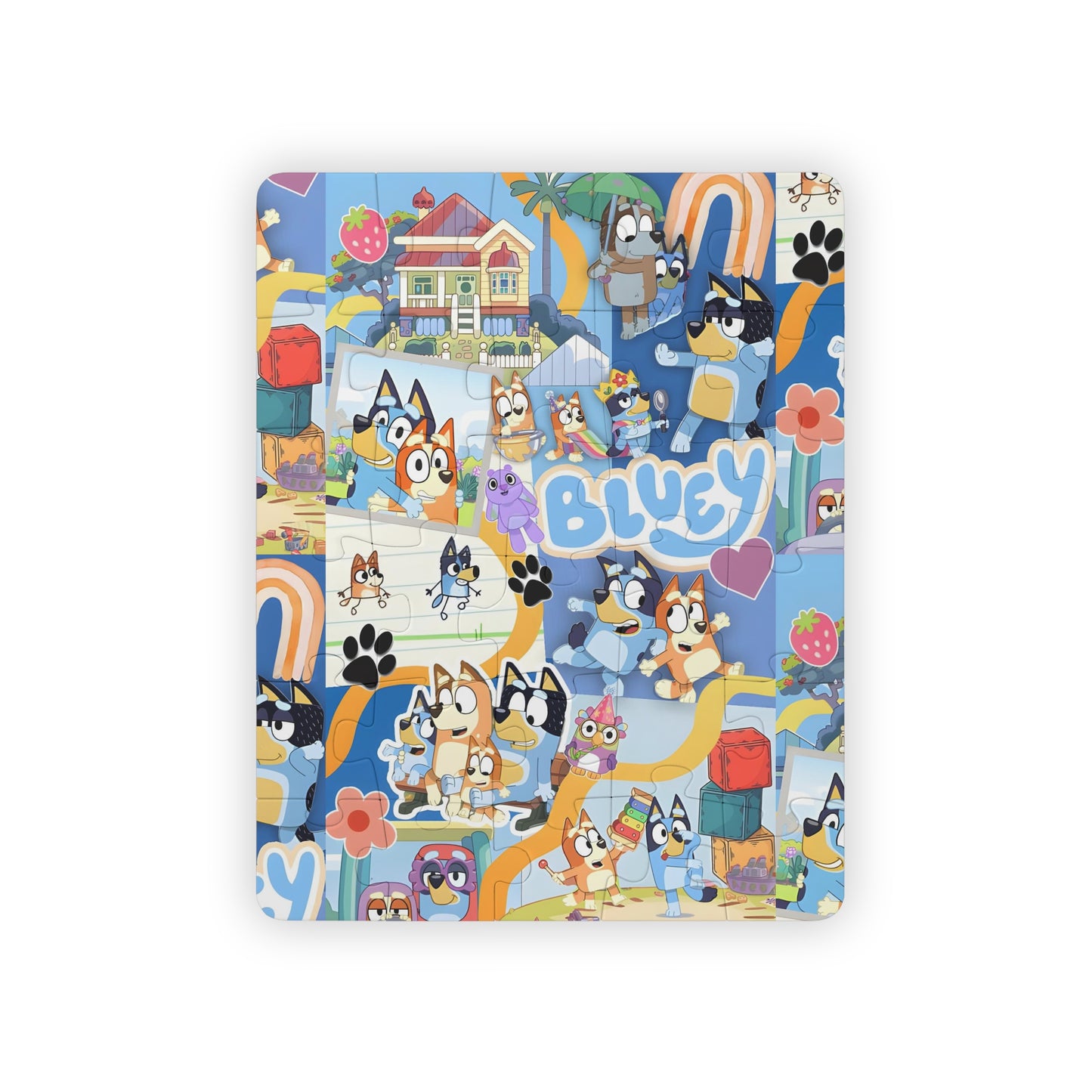 Bluey Playtime Collage Kids' Puzzle, 30-Piece