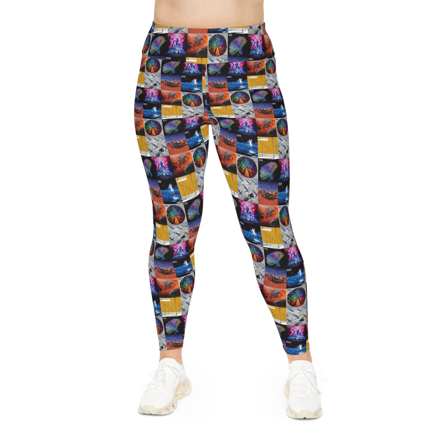 Muse Album Cover Collage Plus Size Leggings