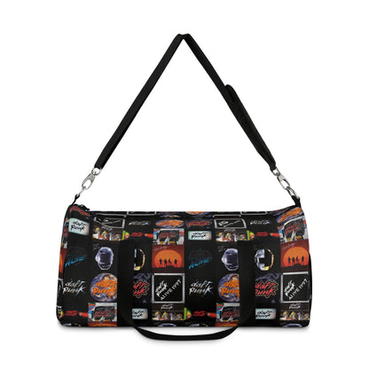 Daft Punk Album Cover Art Collage Duffel Bag