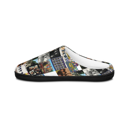 The Beatles Album Cover Collage Men's Indoor Slippers