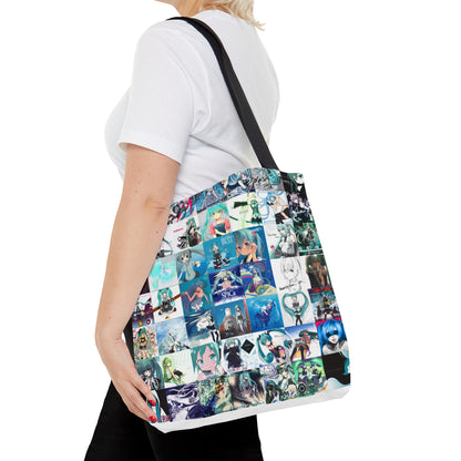 Hatsune Miku Album Cover Collage Tote Bag