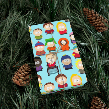 South Park School Kids Ensemble Gift Wrap Paper