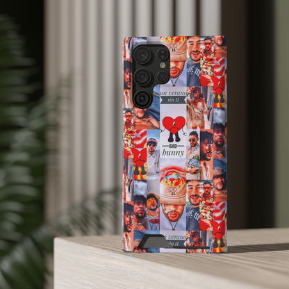 Bad Bunny Un Verano Sin Ti Photo Collage Phone Case With Card Holder