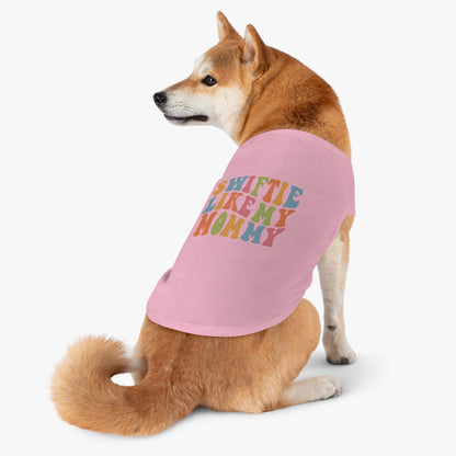 Taylor Swift Swiftie Like My Mommy Pet Tank Top