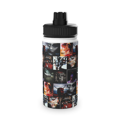 Slipknot Album Art Collage Stainless Steel Sports Lid Water Bottle