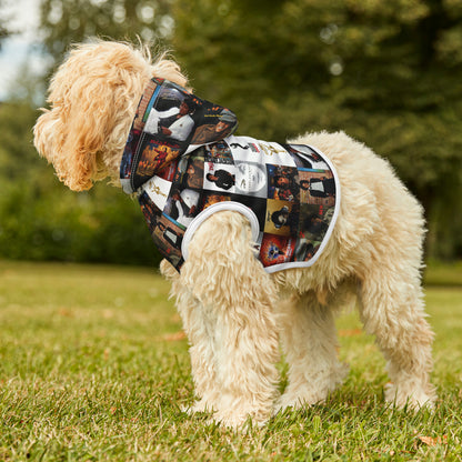 Michael Jackson Album Cover Collage Pet Hoodie