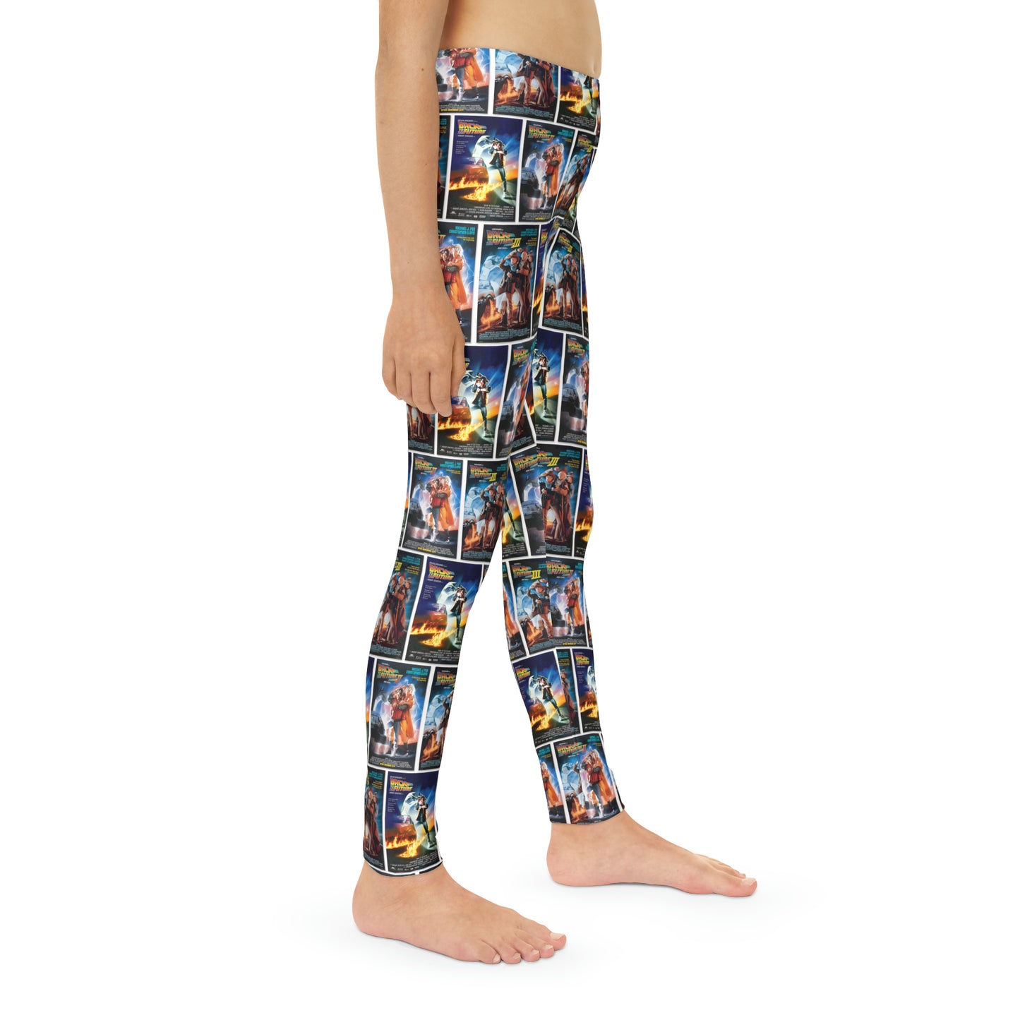 Back To The Future Movie Posters Collage Youth Leggings