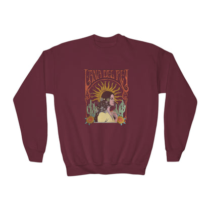 Lana Del Rey Vintage Artwork Youth Crewneck Sweatshirt