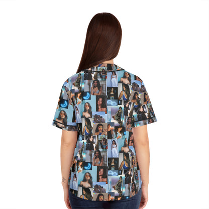 Madison Beer Mind In The Clouds Collage Women's Baseball Jersey