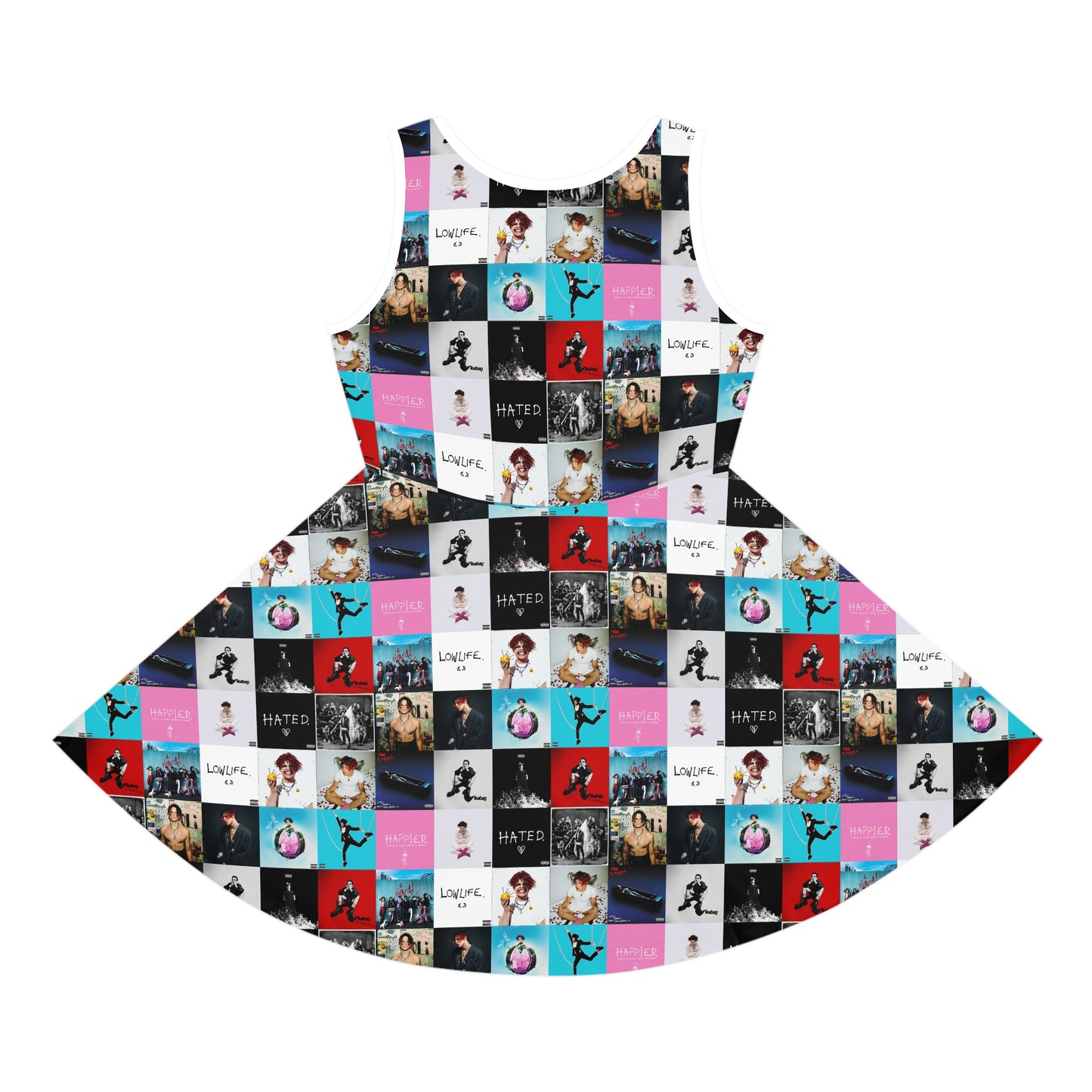 YUNGBLUD Album Cover Art Collage Girls' Sleeveless Sundress