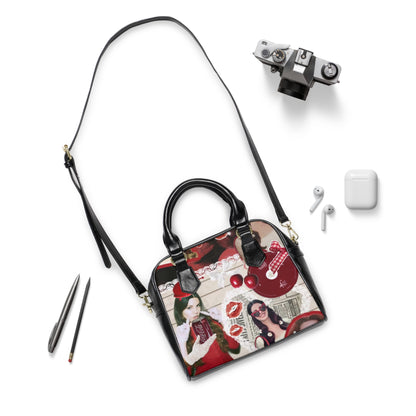 Lana Del Rey Cherry Coke Collage Shoulder Handbag