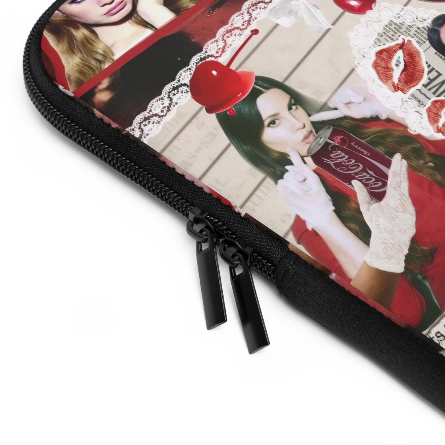 Lana Del Rey Cherry Coke Collage Laptop Sleeve