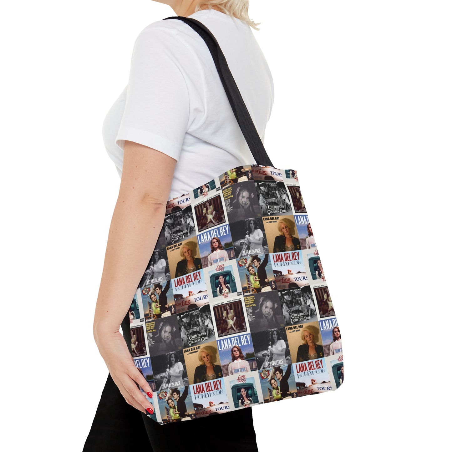 Lana Del Rey Album Cover Collage Tote Bag