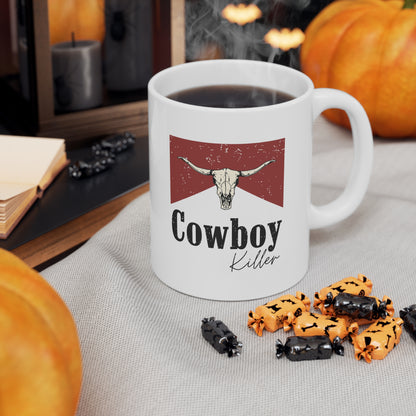 Morgan Wallen Cowboy Killer White Ceramic Mug