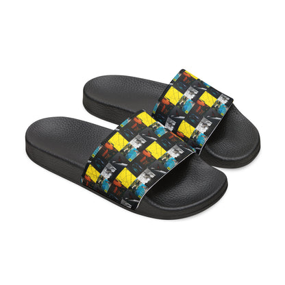 Post Malone Album Art Collage Men's Slide Sandals