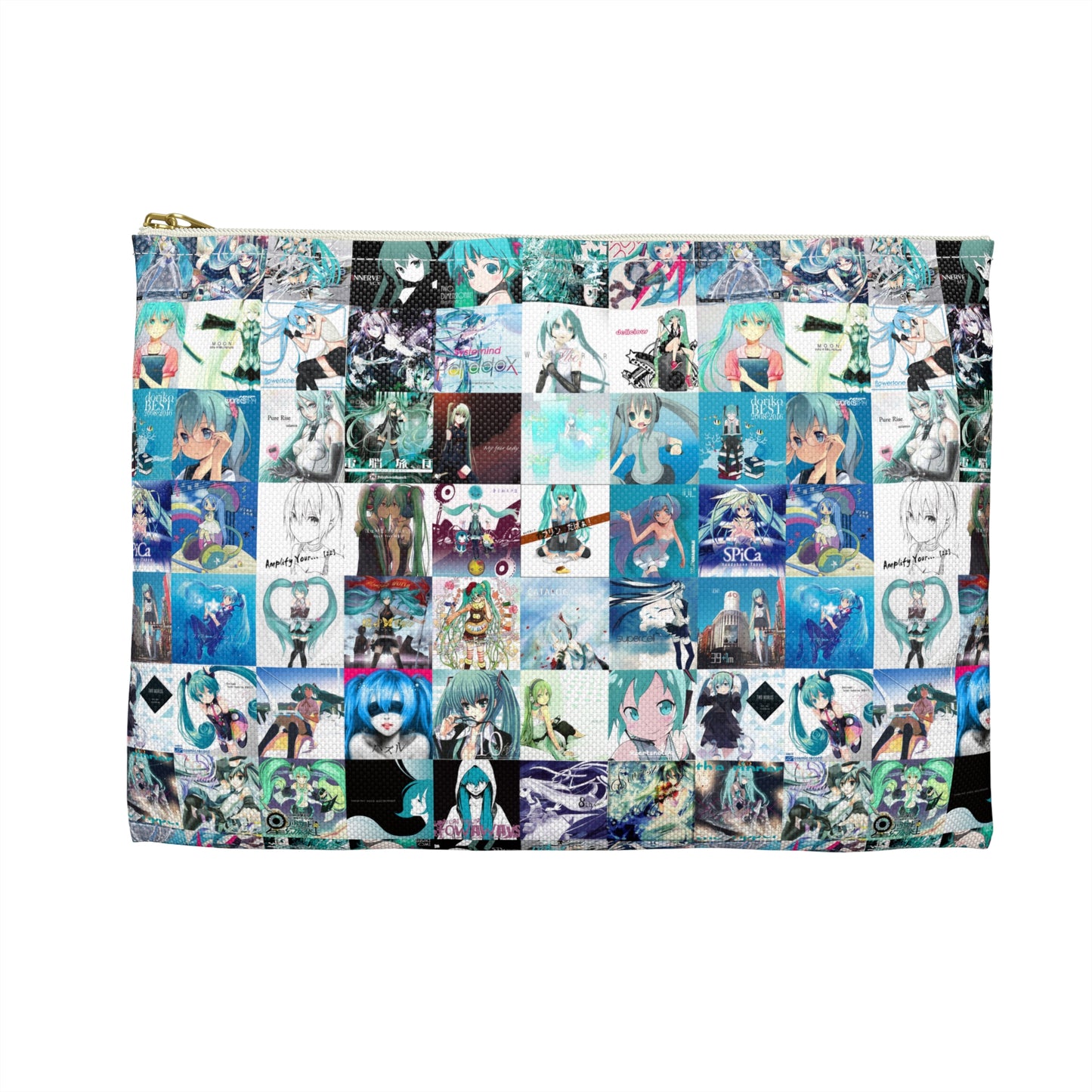 Hatsune Miku Album Cover Collage Accessory Pouch