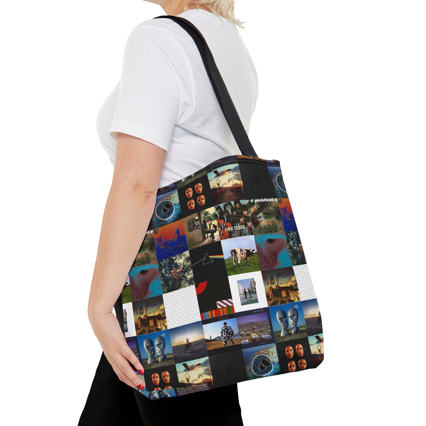 Pink Floyd Album Cover Collage Tote Bag