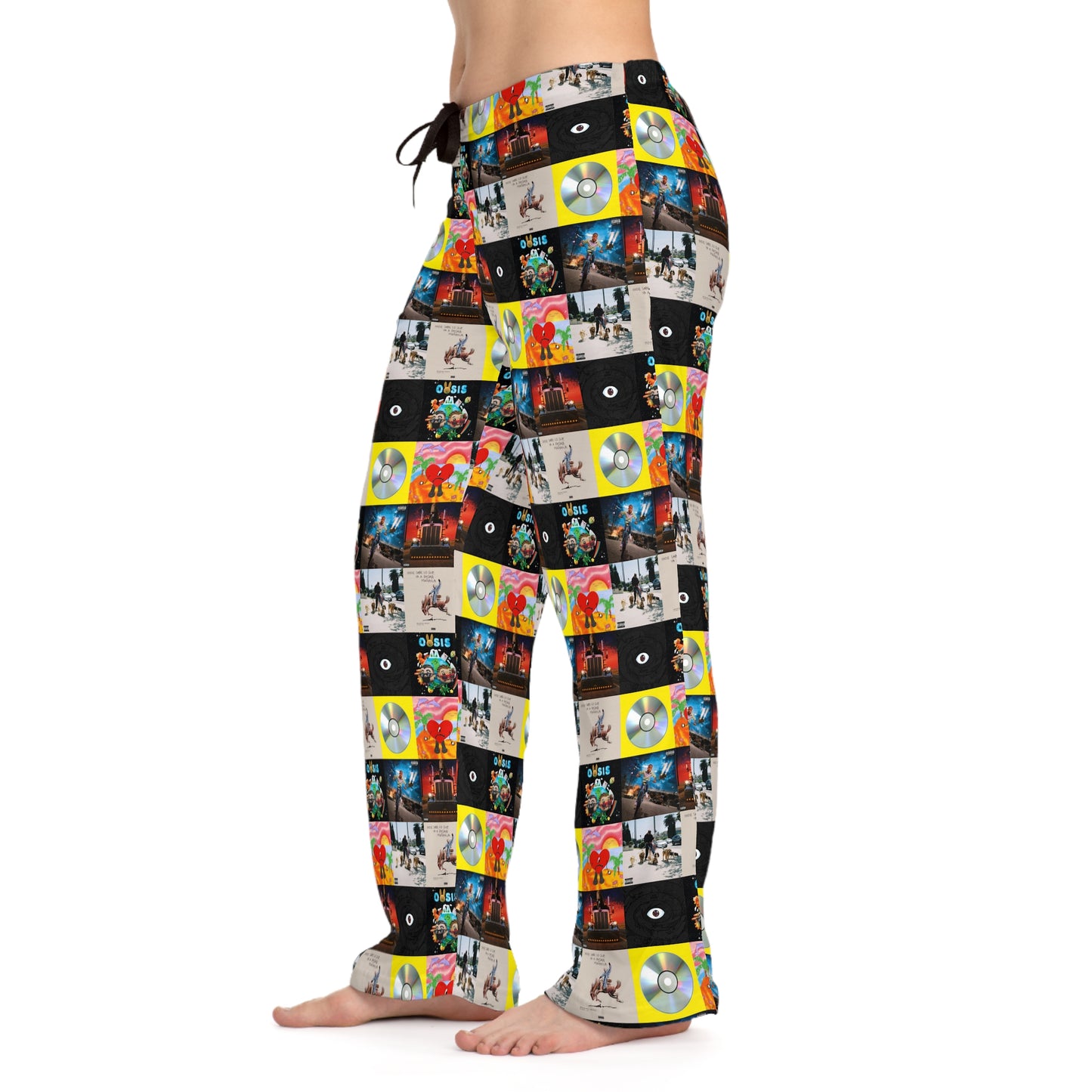 Bad Bunny Album Art Collage Women's Pajama Pants