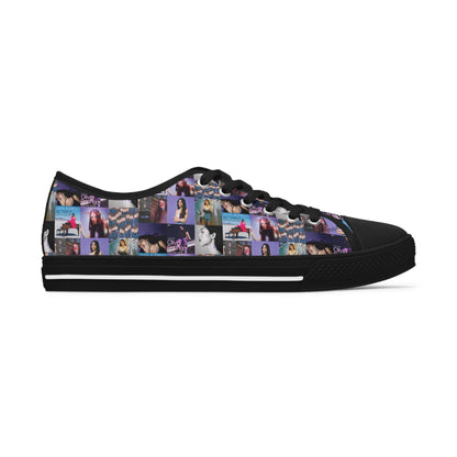 Olivia Rodrigo Album Cover Art Collage Women's Low Top Sneakers