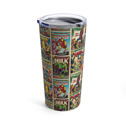 Marvel Comic Book Cover Collage 20oz Tumbler